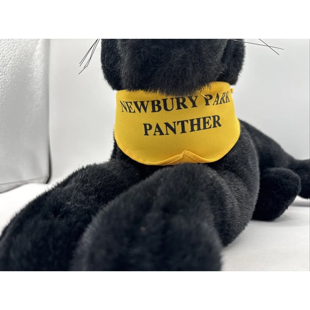 Newbury Park Panther Mascot Push Stuffed Animal